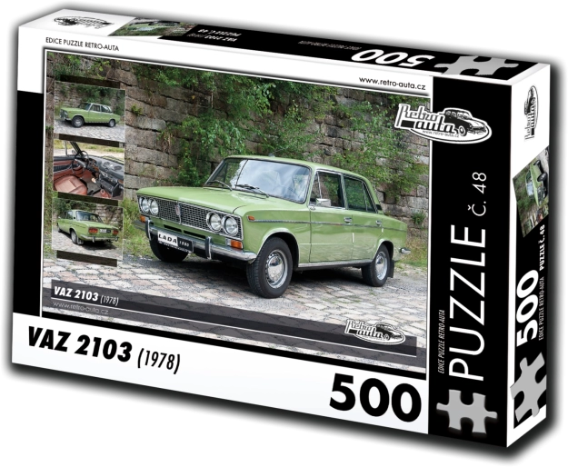 retro-auta puzzle VAZ 2103 (1978) – 500 elementów