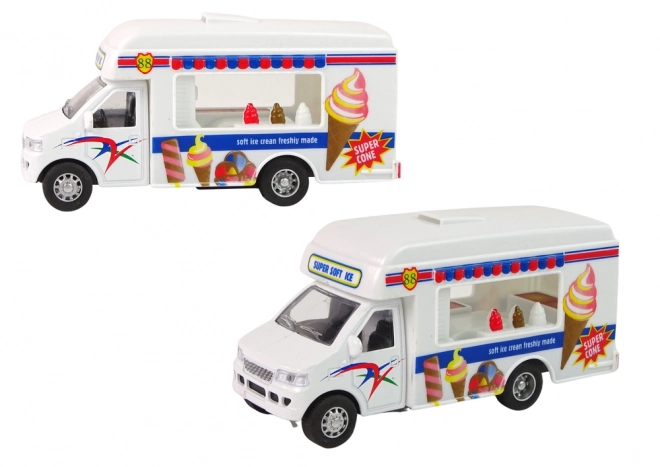 Auto Kamper Sklep z Lodami Fast-Food Resorcs Napęd Tarciowy 2 Modele
