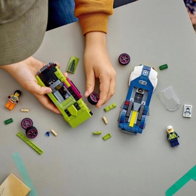 LEGO® City 60415 Pościg policyjnego samochodu i auta sportowego