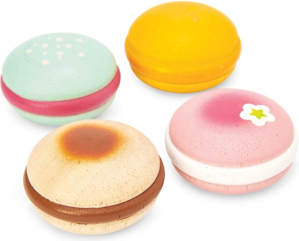 Drewniane makaroniki LE TOY VAN Honeybake – zestaw 4 szt.