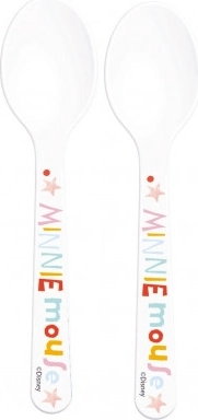 Dziecięcy zestaw sztućców z etui Minnie Mouse