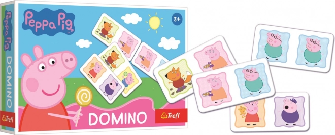 Papierowe domino Świnka Peppa