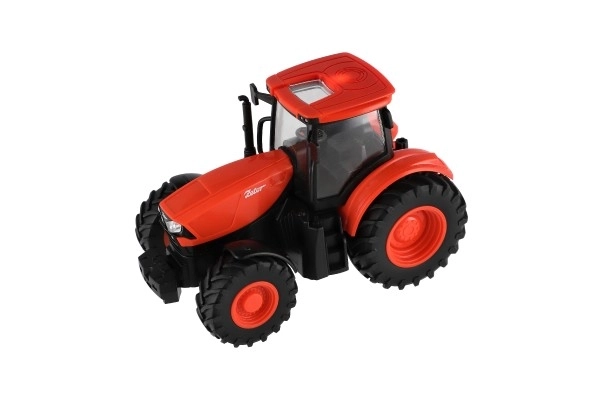 Dziecięcy traktor ZETOR na zdalne sterowanie z przyczepą, światłami i dźwiękami, 42 cm