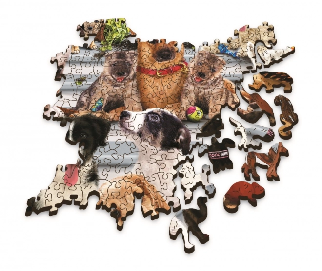 Drewniane puzzle TREFL Wood Craft Origin Psia przyjaźń 1000 elementów