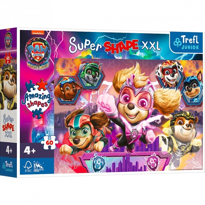Puzzle Szczęśliwe Psy XXL Psiego Patrolu