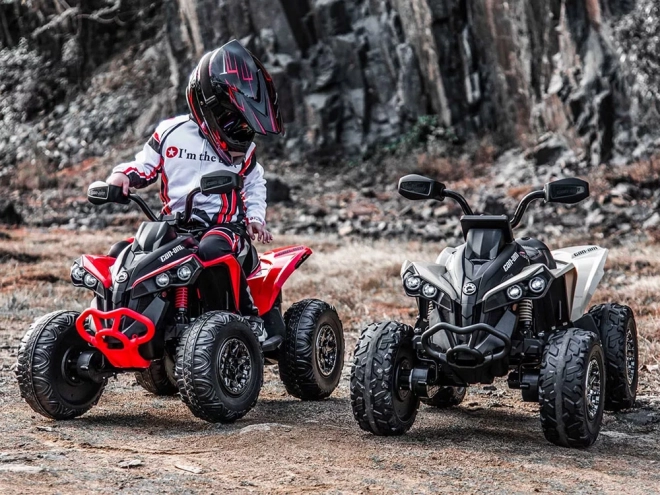 Dziecięcy terenowy Quad CAN-AM na akumulator – Czerwony