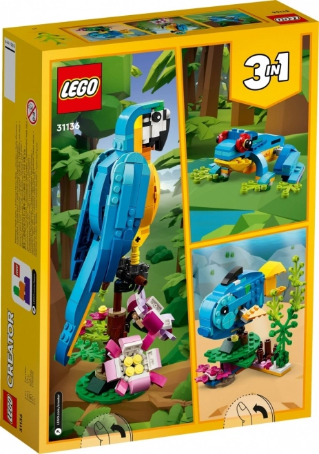 LEGO Creator 3w1 31136 Egzotyczna Papuga