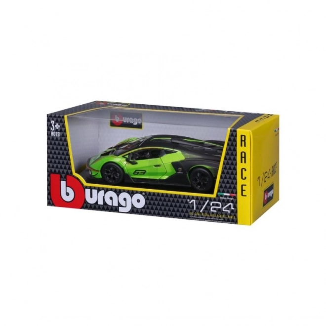 Bburago 1:24 Wyścig Lamborghini Essenza SCV12 – Zielone