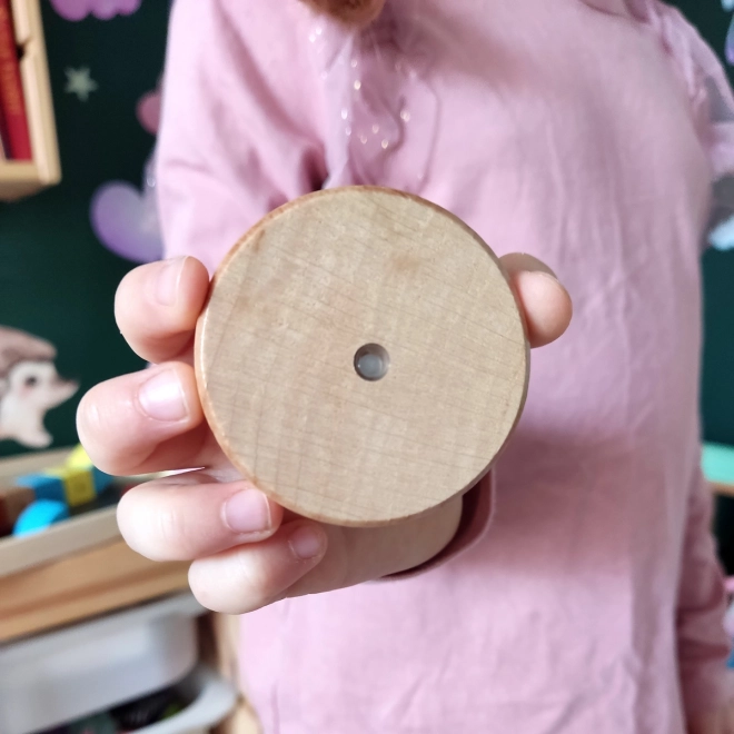 Drewniane magnetyczne klocki WABI 40 sztuk