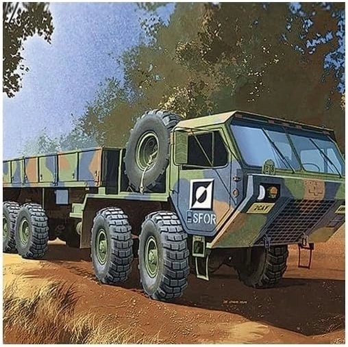 amerykański m977 8x8 wojskowy samochód ciężarowy – zestaw modelarski