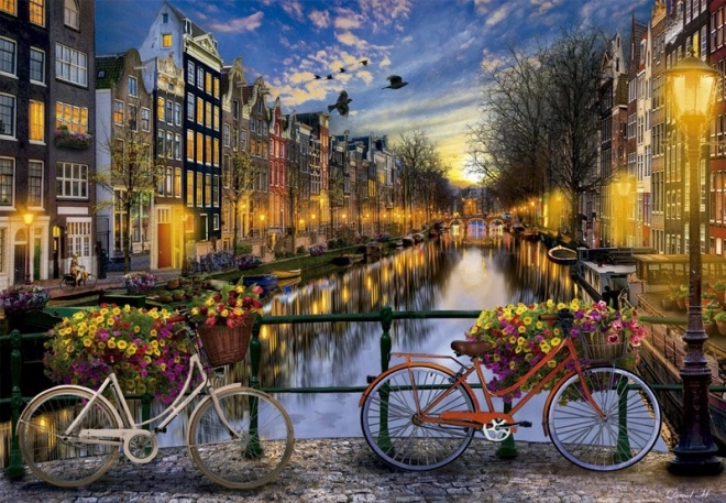 EDUCA Puzzle Romantyczny Amsterdam 2000 elementów