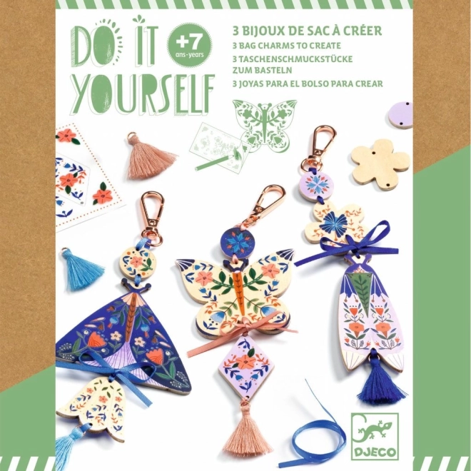 DIY drewniane breloczki Motylki od DJECO