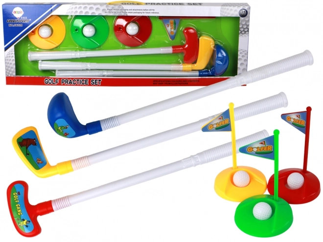 Mini plastikowy zestaw golfowy dla dzieci ks12