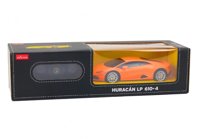 Auto R/C Lamborghini Huracan 1:24 Rastar pomarańczowe