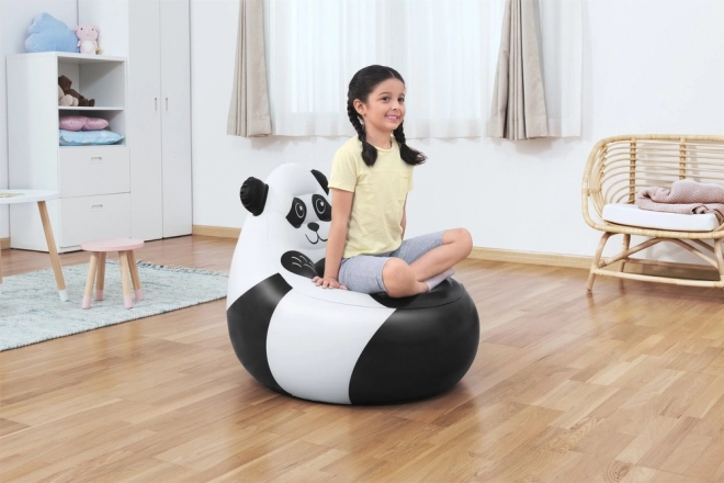 Dmuchane krzesło panda