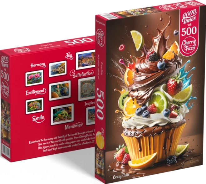 Puzzle Zwariowany tort 500 elementów