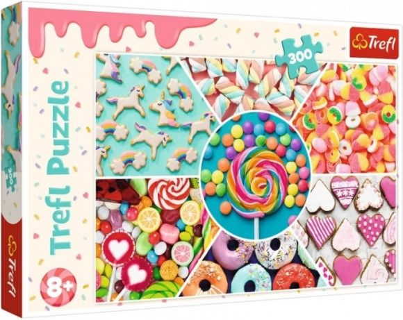 Puzzle 300 elementów Słodkości Trefl