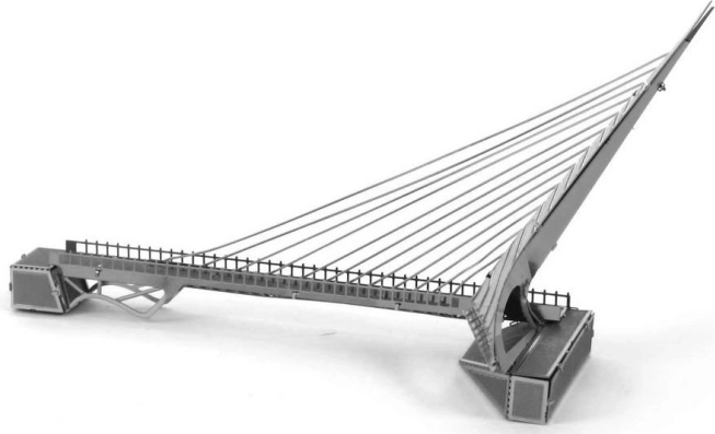 Metal Earth 3D puzzle Most Sundial Bridge
