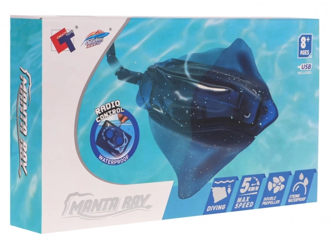 Zabawna ryba Manta Ray na zdalne sterowanie