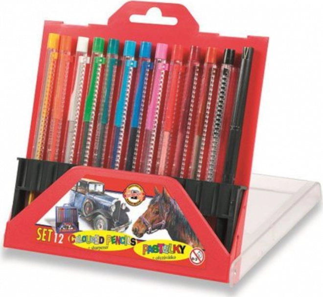 KOH-I-NOOR Mechaniczne kredki 12 szt.