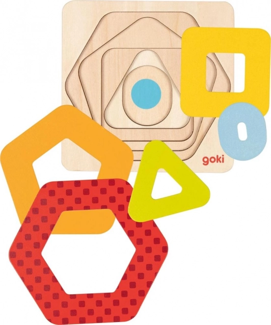 Warstwowe geometryczne układanki