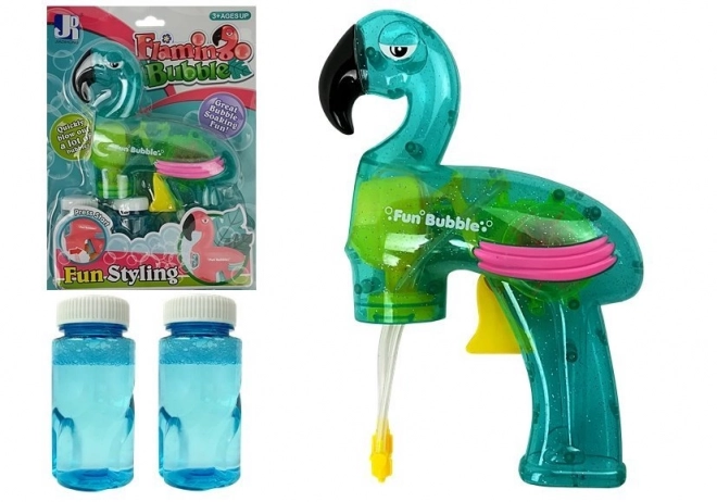 Pistolet do baniek flaming modry