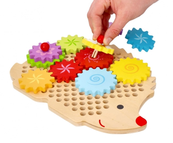 Puzzle Jeżyk z zębatymi kołami