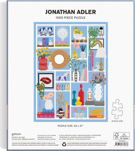 GALISON Puzzle Jonathan Adler - Shelfie 1000 elementów