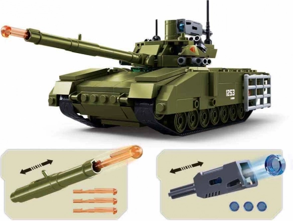 Zestaw klocków Tank Armata Sluban Army