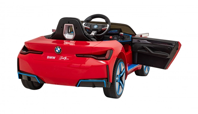 Samochód dziecięcy na baterię BMW i4 – Czerwony
