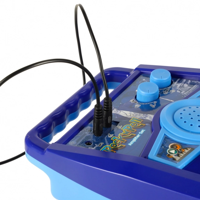 Dziecięca gitara elektryczna z mikrofonem i wzmacniaczem