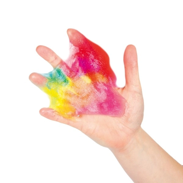 Tęczowy slime w pudełku