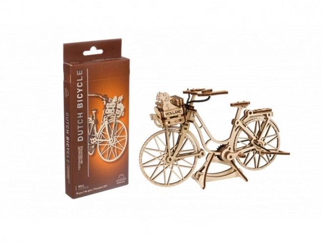 Ugears 3D drewniane mechaniczne puzzle Rower Holland