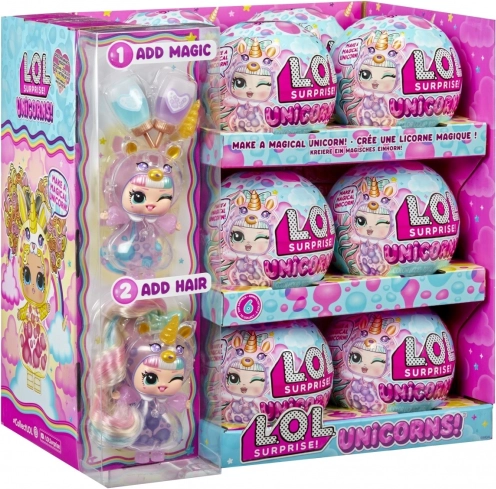 L.O.L. Surprise jednorożcowe Tots – display 12 szt.