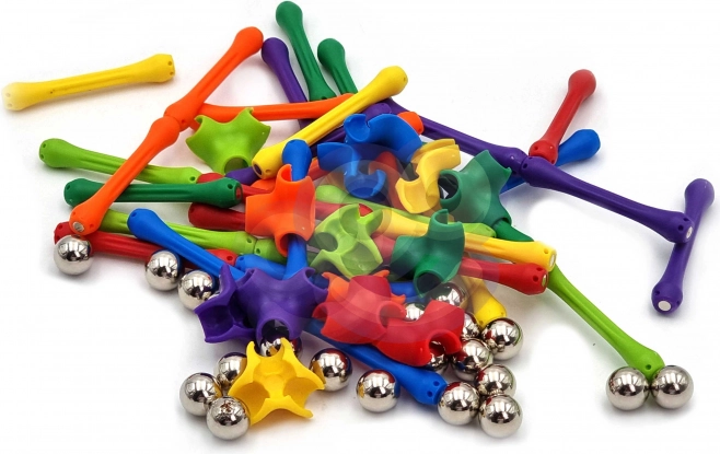Magnetyczne klocki konstrukcyjne Woopie Kreatywne puzzle 180 szt.