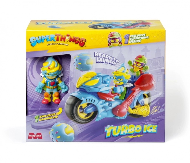 Superthings z turbo motocyklem turbo ice