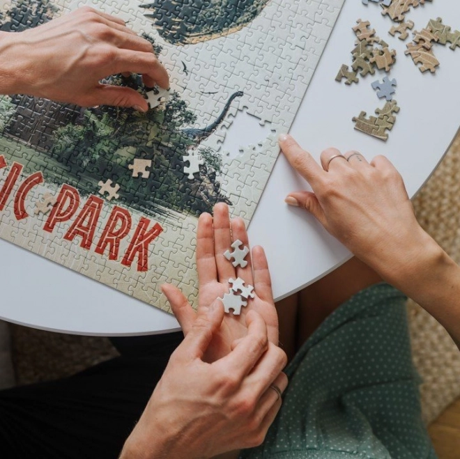 TREFL Puzzle Premium Plus Jurassic Park: Plakat Filmowy 1000 Elementów