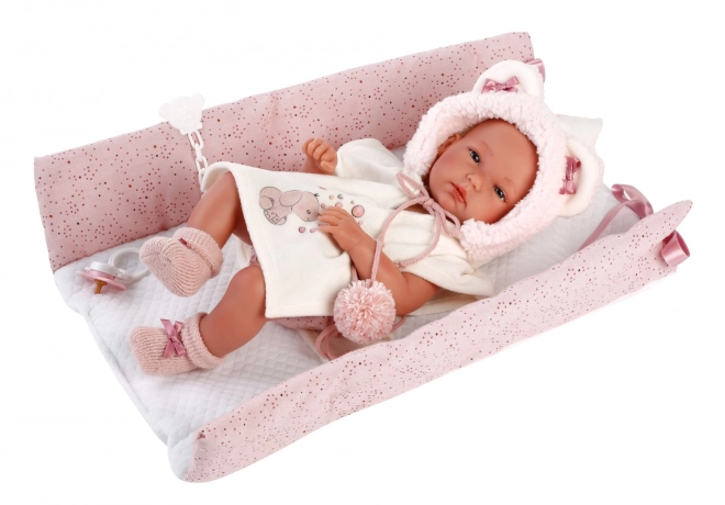Llorens M635-44 strój dla lalki niemowlaka NOWO NARODZONY rozmiar 35-36 cm
