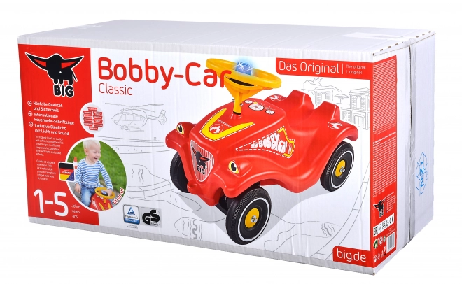 Jeździk Bobby Car strażacki samochód z dźwiękiem