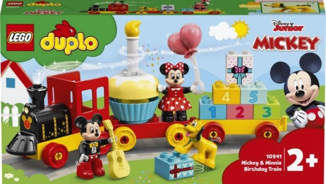 LEGO 10941 DUPLO Urodzinowy pociąg Mickey’ego i Minnie