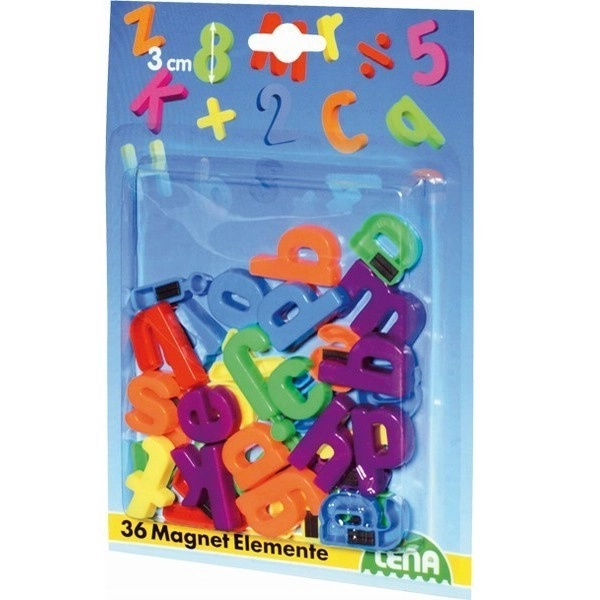 Lena magnetyczne literki małe abecadło