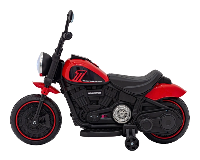 Motocykl Chopper SZYBSZY – Czerwony