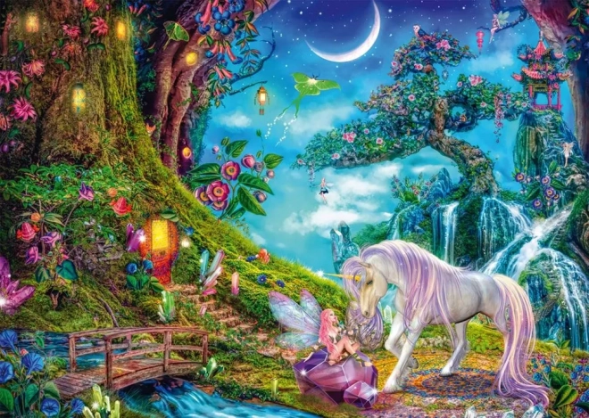 Puzzle Jednorożec i Wróżka 1000 elementów