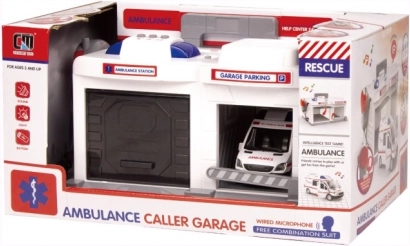Zestaw do zabawy Ambulans – garaż