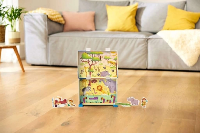 RAVENSBURGER Puzzle&Play: Safari 2x24 elementy