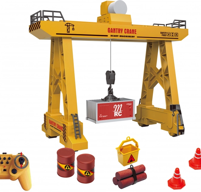 Dźwig portalowy RC na zdalne sterowanie 33x17x27 cm
