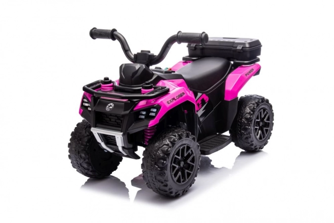 Dziecięca czterokołowiec na baterię GTS1155 - Różowa