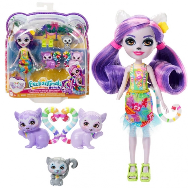 Lalki Enchantimals - Rodzina Lemurów