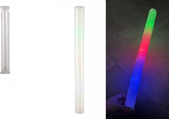 Świecąca piankowa tuba LED 47 cm na baterie