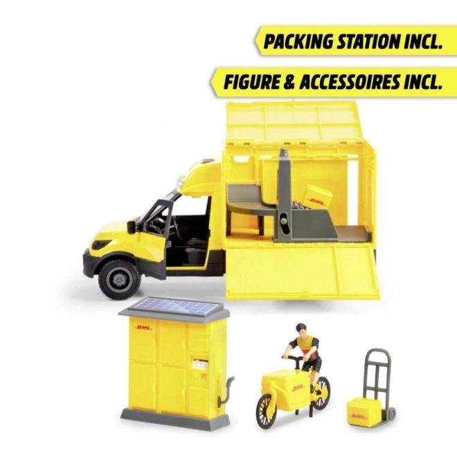 Zestaw z pojazdem DHL 25 cm Miasto